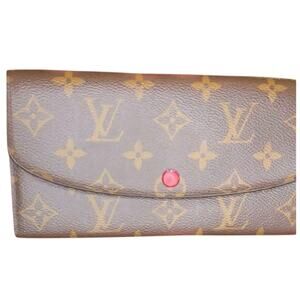 Louis Vuitton Emilie Wallet in the classic Monogram
